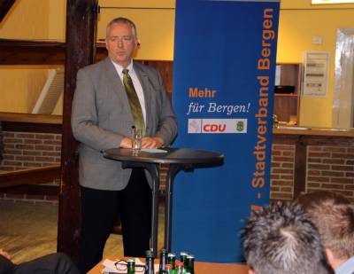 Landtagsvizeprsident Frank Oesterhelweg bei der CDU-Bergen - 