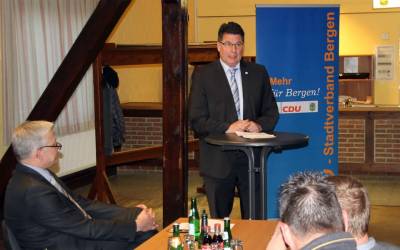 Landtagsvizepräsident Frank Oesterhelweg bei der CDU-Bergen - 
